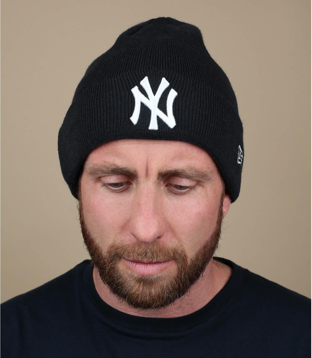 blauwe NY reversbeker MLB Essential Cuff NY team